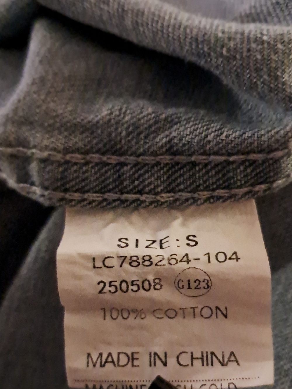 luvamia Jean Jackets for Women 2026 Fall Fashion Long Sleeves NWT Size S - Picture 10 of 10
